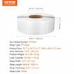 Packaging PP Strapping Roll 12.7 mm x 0.8 mm x 3000 m Banding Strap 110 kg