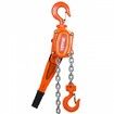 Manual Lever Chain Hoist 1-1/2 Ton 3300 lbs Capacity 20 FT Come Along G80 Galvanized Carbon Steel with Weston Double-Pawl BrakeAuto Chain Leading