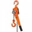 Manual Lever Chain Hoist 1-1/2 Ton 3300 lbs Capacity 20 FT Come Along G80 Galvanized Carbon Steel with Weston Double-Pawl BrakeAuto Chain Leading