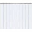 Strip Curtain 84" Height x 60" Width 0.08" Thickness 10PCS Clear PVC Strip Door Curtain Freezer Curtain Plastic Door Strips for Walk in Freezers Coolers