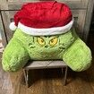 Christmas Decoration Christmas Plush Green Pillow Pillow Creative Gift Home Holiday Atmosphere Pillow Decoration Christmas Decor, 43 x 38 x 28 cm