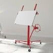 Drywall Rolling Lifter Panel Hoist Jack Lifter 11 Ft w/ Lockable Wheels