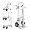 Aluminum Hand Truck 4 in 1 454 kg Max Load Capacity Heavy Duty Industrial Convertible Folding Hand Truck and Dolly Utility Cart Converts from Hand Truck