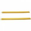 Pallet Fork Extensions 2130 mm Length 115 mm Width Heavy Duty Steel Fork Extensions for Forklifts 1 Pair Forklift Extensions Industrial Forklift Fork