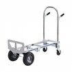 Aluminum Hand Truck 2 in 1 363 kg Max Load Capacity Heavy Duty Industrial Convertible Folding Hand Truck and Dolly Utility Cart Converts from Hand Truck