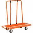 Drywall Cart 3000 LBS Panel Dolly Cart with 45.28" x 21.8" Deck and 5" Swivel Wheels Heavy-Duty Drywall Sheet Cart Handling Wall Panel Sheetrock Lumber