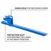 Clamp On Pallet Forks 50inch Length Tractor Bucket Forks 990lbs Lifting Capacity Bucket Forks For Tractor Loader Skid Steers 2 Heavy Duty Steel Loader