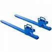 Clamp On Pallet Forks 50inch Length Tractor Bucket Forks 990lbs Lifting Capacity Bucket Forks For Tractor Loader Skid Steers 2 Heavy Duty Steel Loader