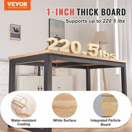 Table Top 78.7"x 31.5"x1" 220.5 lbs Load Capacity Universal One-Piece Particle Board Desktop for Height Adjustable Electric Standing Desk Frame Rectangular