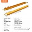 Pallet Fork Extensions 1520 mm Length 115 mm Width Heavy Duty Steel Fork Extensions for Forklifts 1 Pair Forklift Extensions Industrial Forklift Fork