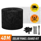 Solar Panel Bird Wire Mesh Screen Critter Guard Roll Kit Netting Fence Barrier Proof for Pigeons Rodents Squirrels 40Mx20CM