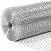 Welded Wire Mesh Fence 50x1.2m Chicken Coop Rabbit Cage Tree Plant Guard Animal Enclosure Post Welding Hot Galvanised Fencing Netting Roll