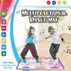 Dance Mat Electronic Dance Pad Multifunctional Piano Game Pad Battery-Powered Music Blanket Stepping Anti-Slip with 5 Game Modes