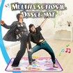 Dance Mat Electronic Dance Pad Multifunctional Piano Game Pad Battery-Powered Music Blanket Stepping Anti-Slip with 5 Game Modes