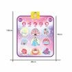 Dance Mat Electronic Dance Pad Multifunctional Piano Game Pad Battery-Powered Music Blanket Stepping Anti-Slip with 5 Game Modes