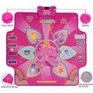 Electronic Dance Mat with Glowing Light up 6 Button Interactive Music Dance Mixer Rhythm Step Play Mat with 4 Game Modes for Boy and Girl