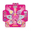 Electronic Dance Mat with Glowing Light up 6 Button Interactive Music Dance Mixer Rhythm Step Play Mat with 4 Game Modes for Boy and Girl