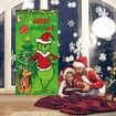 Christmas Decorations Christmas Decor Door Cover Xmas Porch Door Sign Welcome Banner for Indoor Outdoor Wall Home, 90 x 200 cm