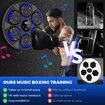 Music Boxing Machine,Home Wall-Mounted Training Gear with Gloves,Boxing Training Punching Equipment with Blutooth,Fitness and Reflex Improvement