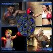 Music Boxing Machine,Home Wall-Mounted Training Gear with Gloves,Boxing Training Punching Equipment with Blutooth,Fitness and Reflex Improvement