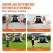 Golf Net 10x7ft Golf Practice Net Indoor Outdoor Home Golf Swing Training Golf Hitting Aid Net with Target and Carry Bag for Backyard Driving Chipping Gift