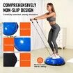 Half Exercise Ball Trainer 26 inch Balance Ball Trainer 1500lbs Capacity Stability Ball Yoga Ball with Resistance Bands & Foot Pump Strength Fitness Ball