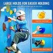 32 Rock Climbing Holds Climbing Rocks with Colored Climbing Rope Hardware
