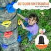 Ninja Tree Climbing Kit 12 Climbing Holds 6 Ratchet Straps Climbing Ladder