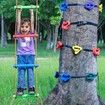 Ninja Tree Climbing Kit 12 Climbing Holds 6 Ratchet Straps Climbing Ladder