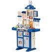 Kitchen Playset Kids Pretend Cooking Play Toy 48 Piece Accessories Blue