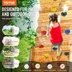 25 Rock Climbing Holds Climbing Rocks with Knotted Rope Handles Hardware