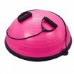 Half Exercise Ball Trainer 23 inch Balance Ball Trainer 660lbs Capacity Stability Ball Yoga Ball with Resistance Bands & Foot Pump Strength Fitness Ball
