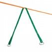 Slackline Kit with Training Line 18.3m Backyard Slack Line Equipment Easy Setup Tight Rope for Kids Adults Complete Slackline Set with Tree Protectors