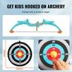 Kids Bow and Arrow Set LED Light Up Outdoor Archery Kit Children 10 Arrows