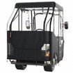 Golf Cart Enclosure 420D Polyester Driving Enclosure with 4-Sided Transparent Windows 4 Passenger Club Car Covers Universal Fits
