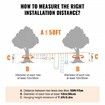 Ninja Warrior Obstacle Course for Kids 15.24 m Weatherproof Slacklines 500lbs Weight Capacity Monkey Line Outdoor Playset Equipment Backyard Toys
