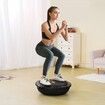 Half Exercise Ball Trainer 26 inch Balance Ball Trainer 1500lbs Capacity Stability Ball Yoga Ball with Resistance Bands & Foot Pump Strength Fitness Ball