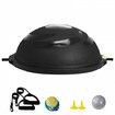 Half Exercise Ball Trainer 26 inch Balance Ball Trainer 1500lbs Capacity Stability Ball Yoga Ball with Resistance Bands & Foot Pump Strength Fitness Ball