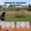 7x7 ft Baseball Softball Practice Net Portable Baseball Training Net for Hitting Batting Catching Pitching Backstop Baseball Equipment