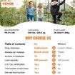 Ninja Warrior Obstacle Course for Kids 2 x 17m Weatherproof Slacklines 227kg Weight Capacity Monkey Line Outdoor Playset Equipment Backyard Toys