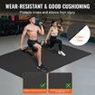 Exercise Mat Non Slip High Density Premium Yoga Mat Exercise Yoga Mat for Men & Women Fitness & Exercise Mat with Bag & Carry Strap (6x4ft)