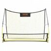 Soccer Trainer 2-IN-1 Portable Soccer Rebounder Net Iron Soccer Practice Equipment Sports Football Rebounder Wall with Portable Bag Perfect for Team Solo