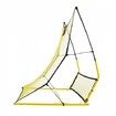 Soccer Trainer 2-IN-1 Portable Soccer Rebounder Net Iron Soccer Practice Equipment Sports Football Rebounder Wall with Portable Bag Perfect for Team Solo