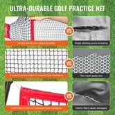 7.8x7ft Golf Practice Hitting Net Indoor Personal Driving Range Training