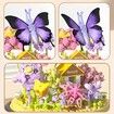 Flower Butterfly Bouquet Building Block Set, Micro Mini Botanical Building Toy for Women, 582 PCS