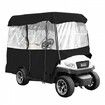 4 Passenger Golf Cart Cover Driving Enclosure Waterproof Person Roll-up Door