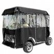 4 Passenger Golf Cart Cover Driving Enclosure Waterproof Person Roll-up Door