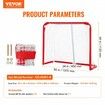 Youth Street Hockey Net Indoor Outdoor Steel Hockey Goal for Kids 54"x44"