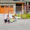 Hockey Goal with Backstop and Targets Street Outdoor Steel Hockey Net 72"