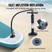 Inflatable Stand Up Paddle Board 3230 x 838 x 152 mm SUP Paddleboard with Board Accessories Pump Paddle Fin Phone Bag Backpack Ankle Leash Repair Kit